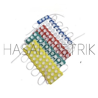 Lampu LED Modul 3 Mata SMD DC 12Volt dan 24 Volt waterproof 3 Mata 12V 24V Variasi