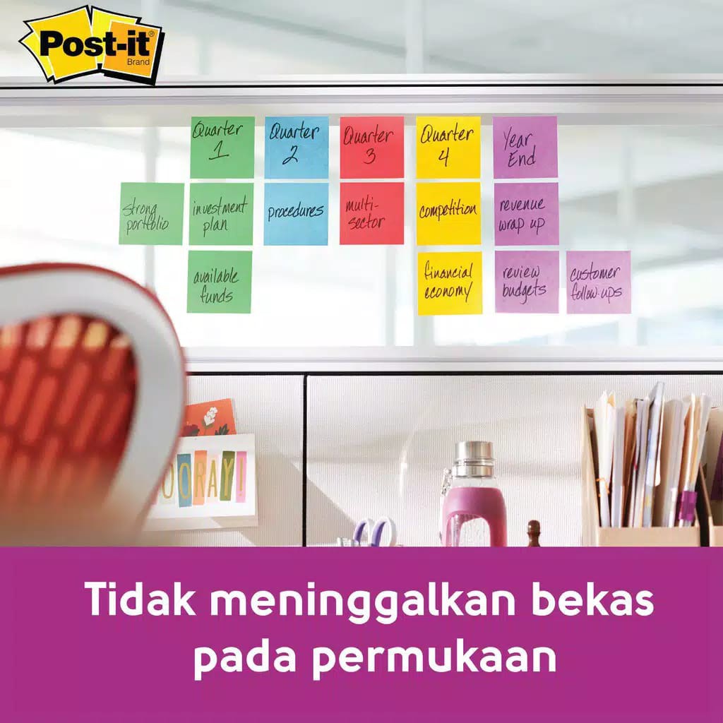3M Post-it Super Sticky Notes Blue Hour 3321-3SSJP BLU 3X3
