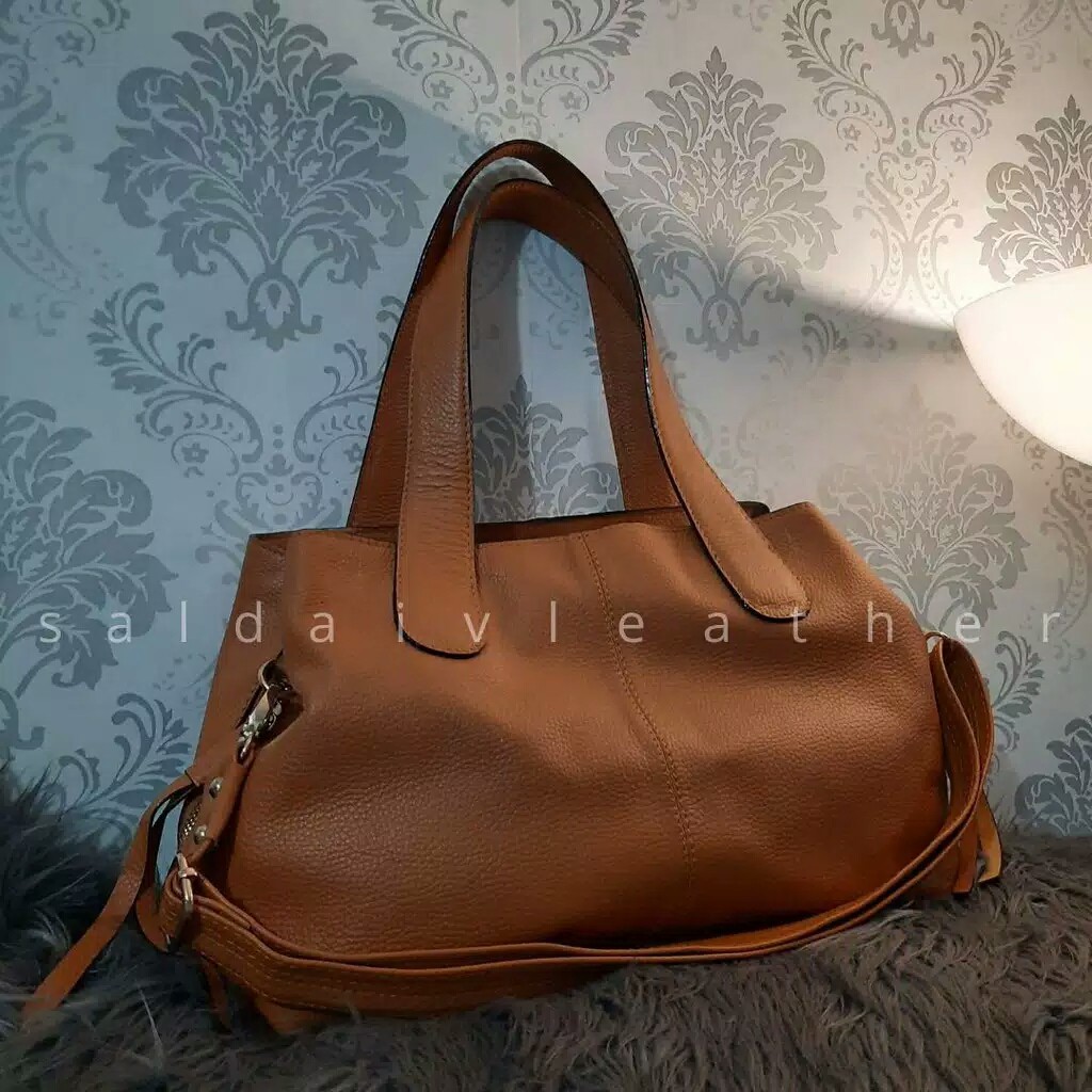 [NEW SIZE XL] Tas Kulit Papirut Garut SDL090