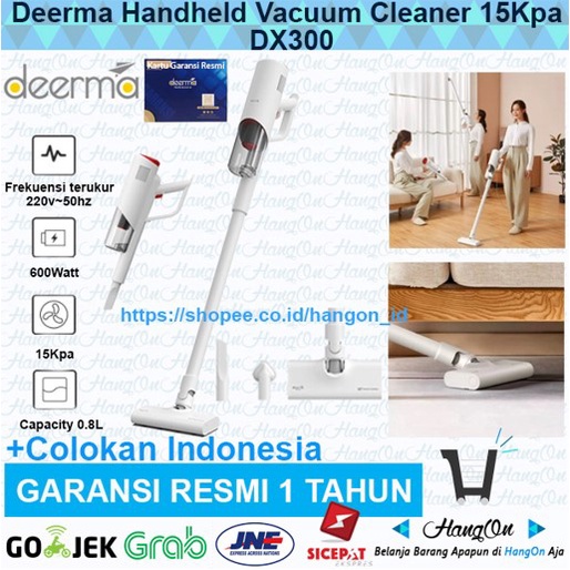 Deerma DX300 Handheld Vacuum Cleaner 15000 PA Penyedot Penghisap Debu Dengan Kabel Daya Hisap 15Kpa