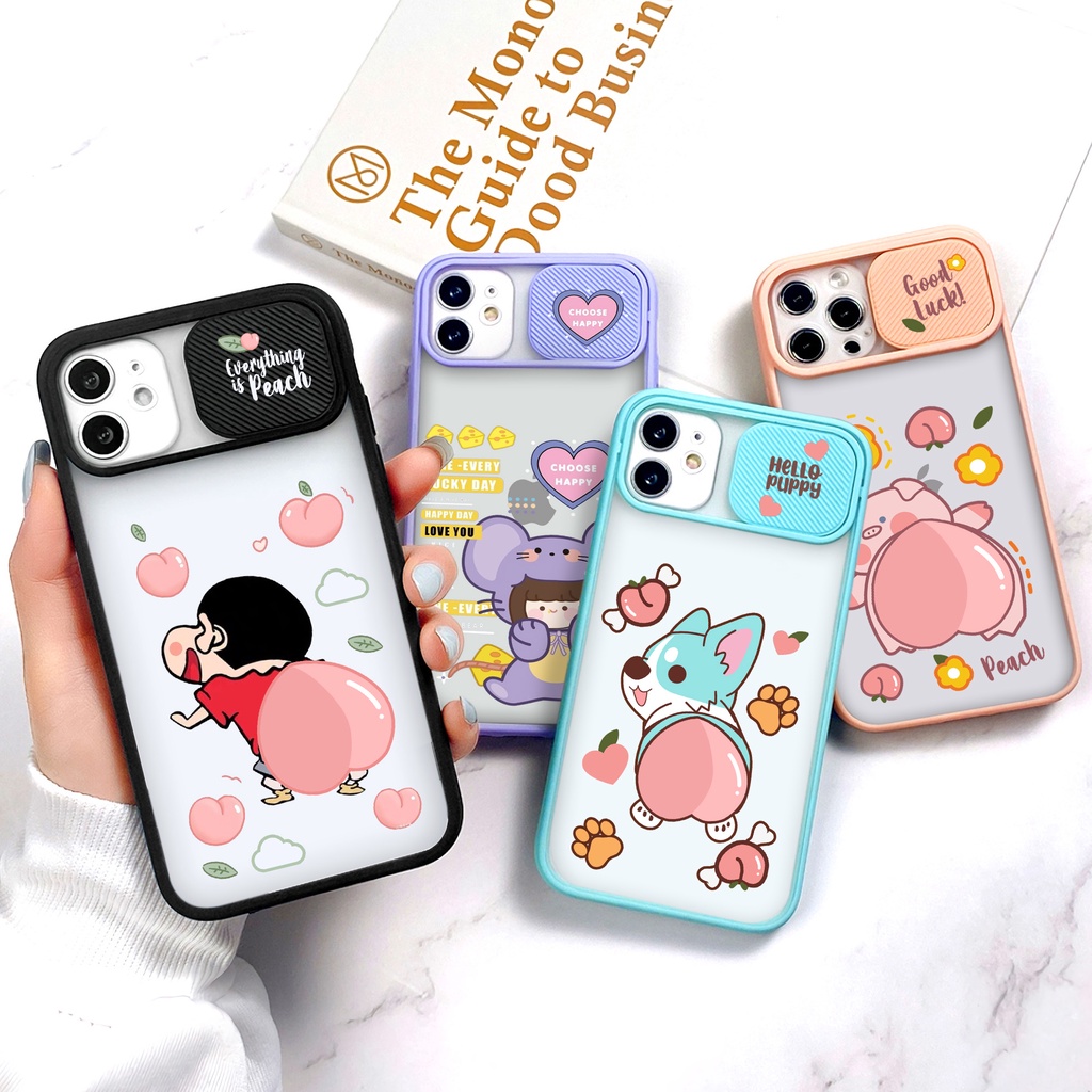 Case Slide (KG4) Softcase Macaron IPHONE 11 PRO PROMAX 12 PROMAX 13 PRO 6 7 8 PLUS X XS MAX