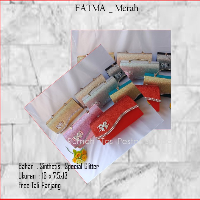 Tas Etnik,Tas Kekinian,Tas Satin,FATMA _ Merah muda