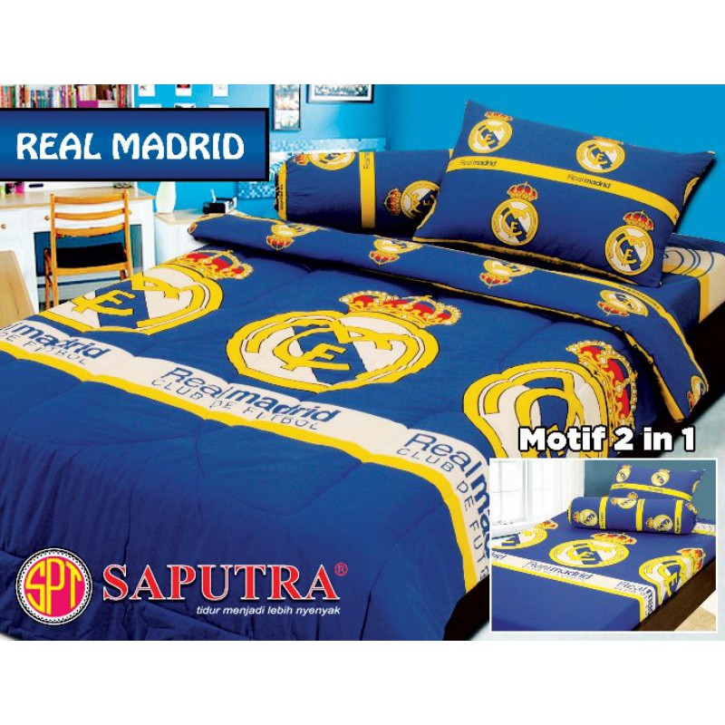 bedcover sprei real madrid 120x200