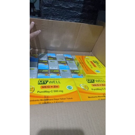 My Well vitamin C 500mg 1box 12amplop