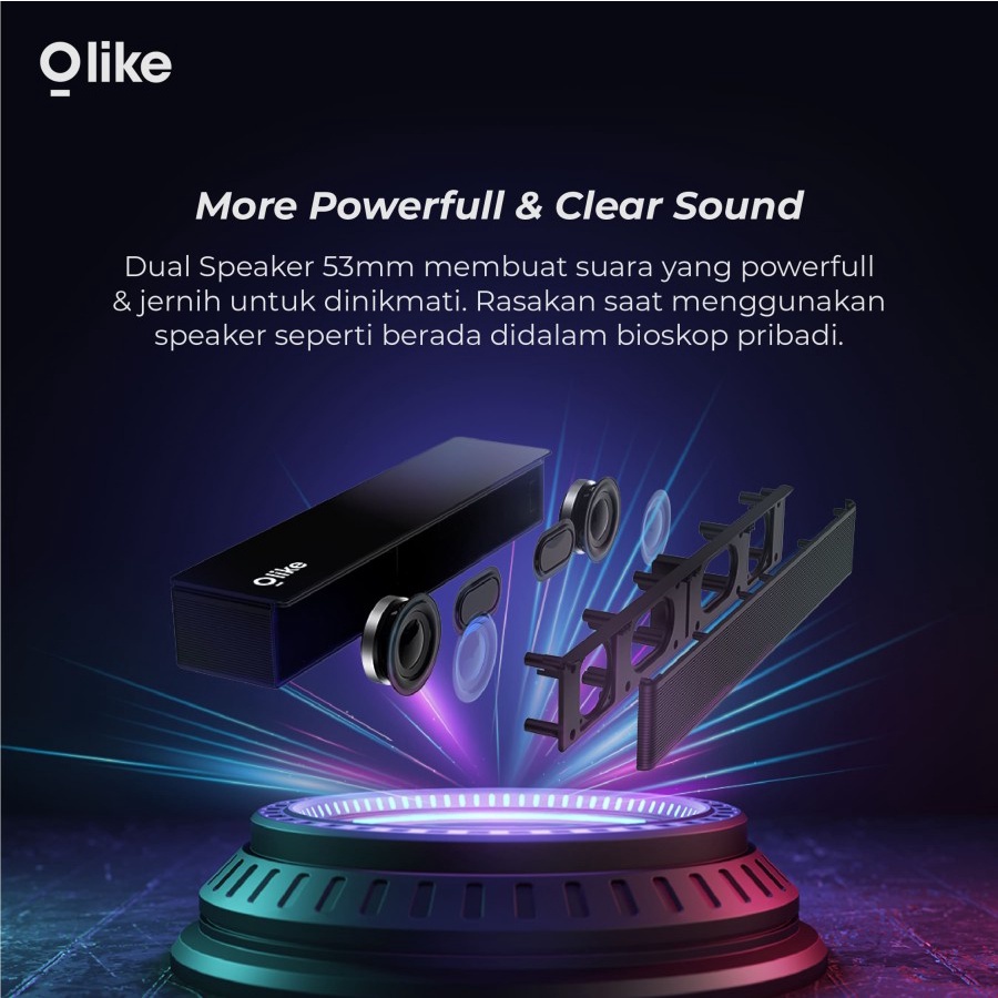 Speaker Olike S7 Magic Sound Wireless - Garansi Resmi Olike