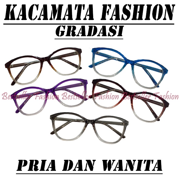 Kacamata anti radiasi / kacamata lensa blueray /Kacamata Frame Lensa Transparan Anti Radiasi Unisex Glasses Murah