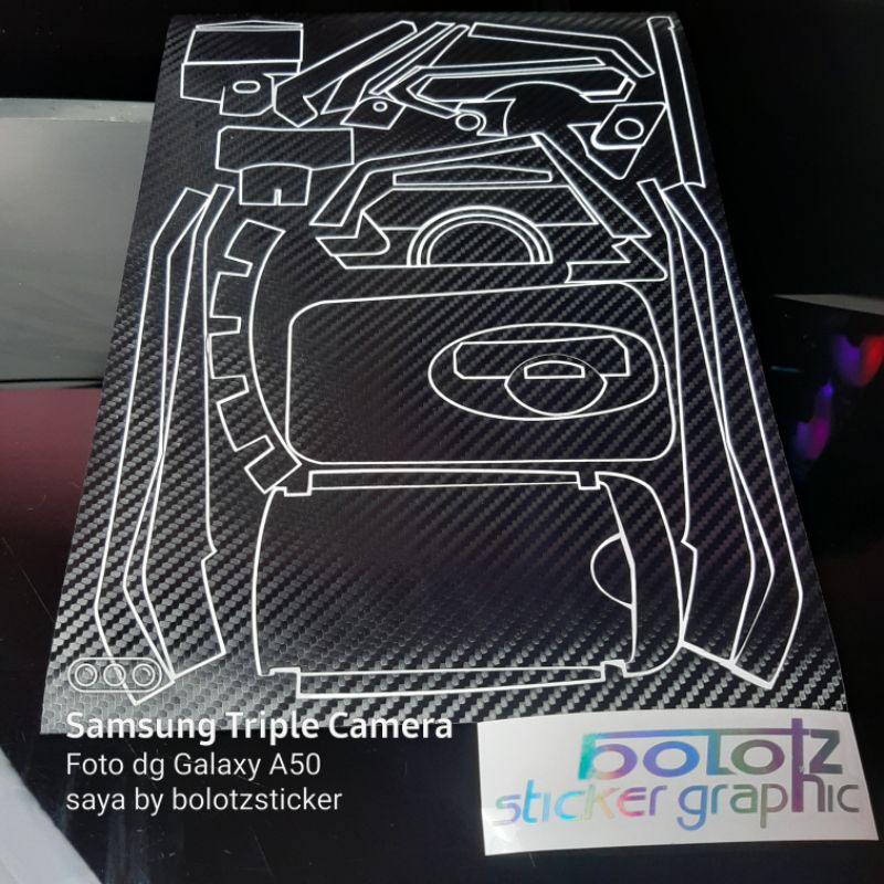 Decal Sanwa mt4 / mt4s hitam karbon