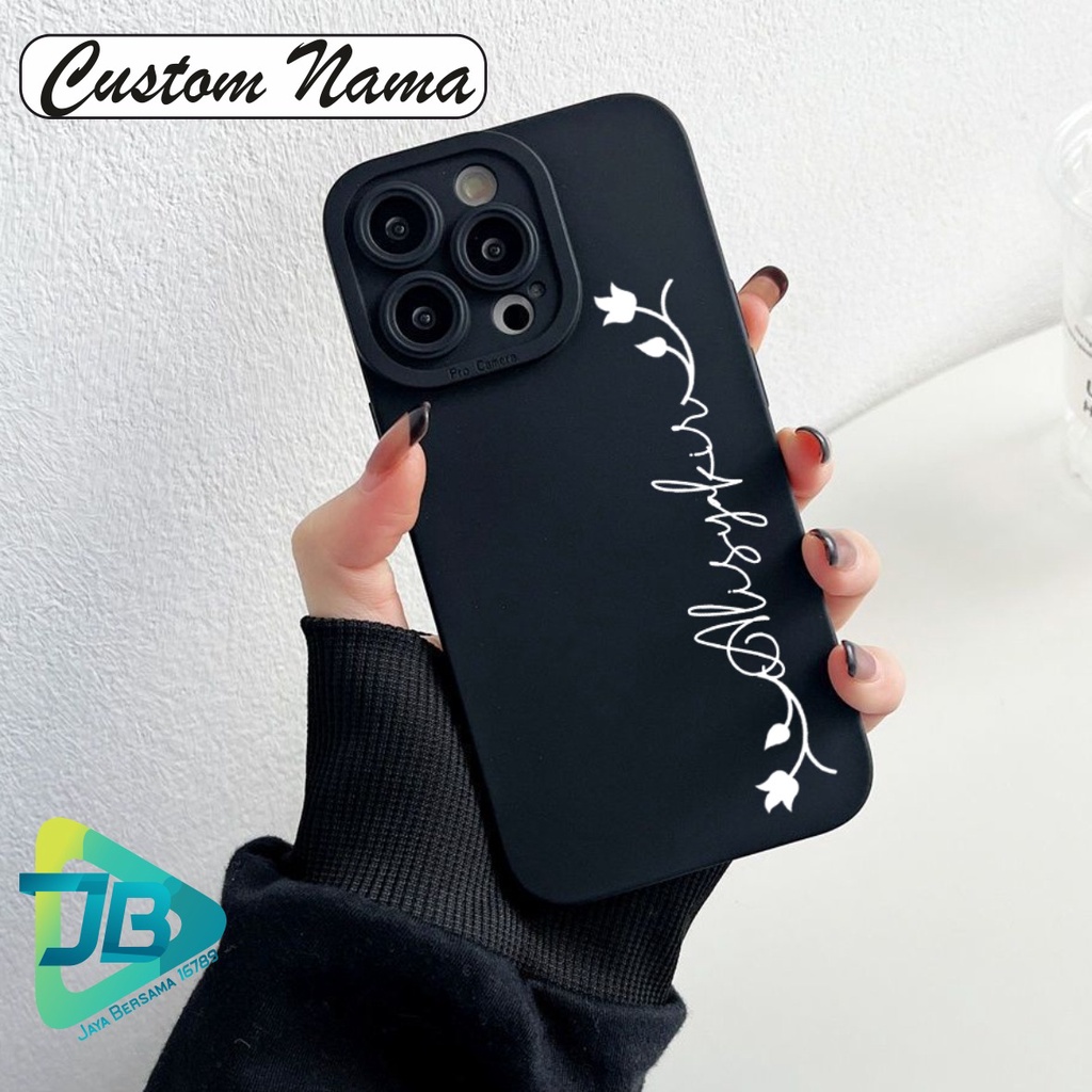 SOFTCASE CASE SILIKON PROCAMERA CUSTOM NAMA OPPO VIVO SAMSUNG REALME XIAOMI IPHONE INFINIX ALL TYPE JB5659