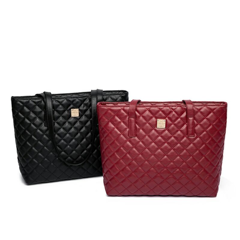 [HONYAN] Rainie Tote Bag - ORIGINAL Tas Totebag Wanita Import Model Korea 2021 Terbaru