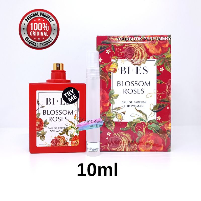 Jual Bi Es Blossom Roses Women Sample Size EDP 10ml | Shopee Indonesia