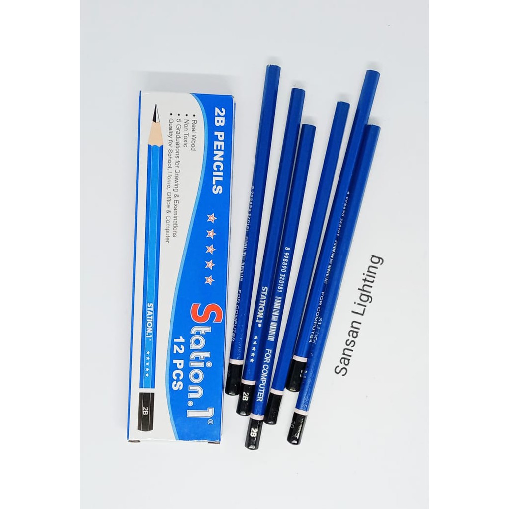 

Pensil 2B TERMURAH Station HARGA 1 PACK