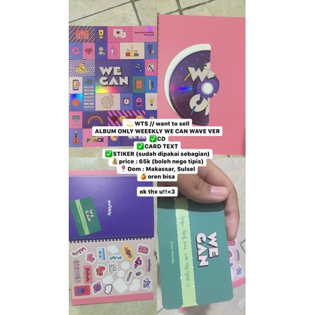 album only weeekly we can ver