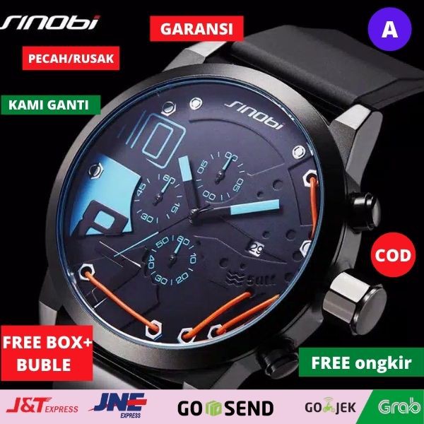 Jam Tangan Pria SINOBI BISA COD