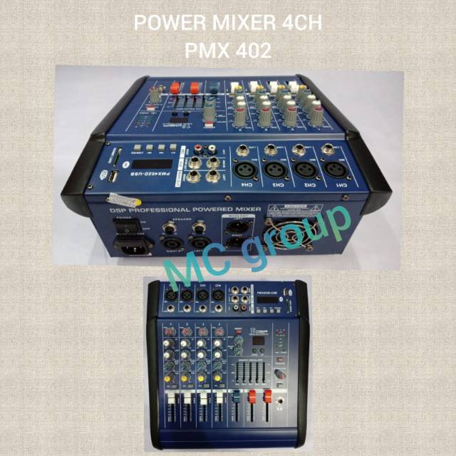 POWER MIXER PMX- 402 D ( 4 CHANNEL )