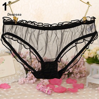 Dp1 Celana  Dalam  Brief Sexy Desain  Patchwork Renda Bahan 