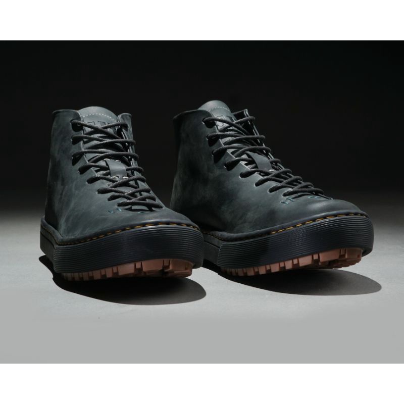 GR.Company - Sogili Dark Green | Sepatu Sneakers Kulit Pria