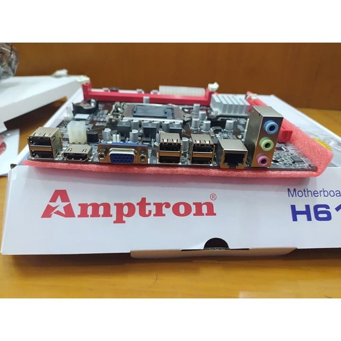 Motherboard Amptron H61 Socket 1155 for Dualcore-i3-i5-i7 MURAH DAN RESMI