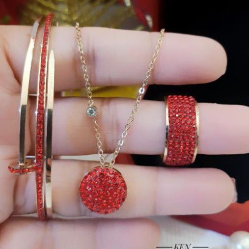 Titanium Set Perhiasan Wanita Y99