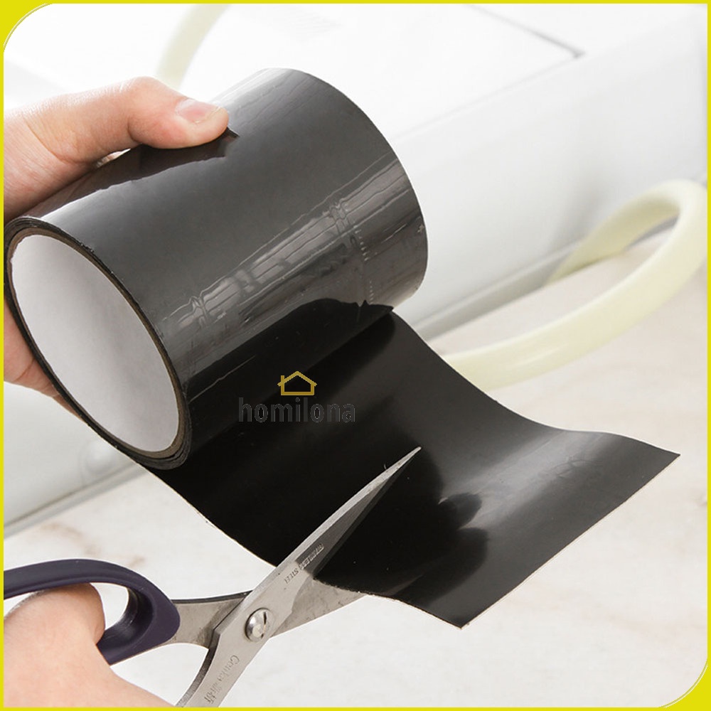 Lakban Anti Bocor Waterproof Super Strong Leak Stop Repair Tape 5x150cm Swift FL334 atau 10x152cm TaffPACK 51DB - Black