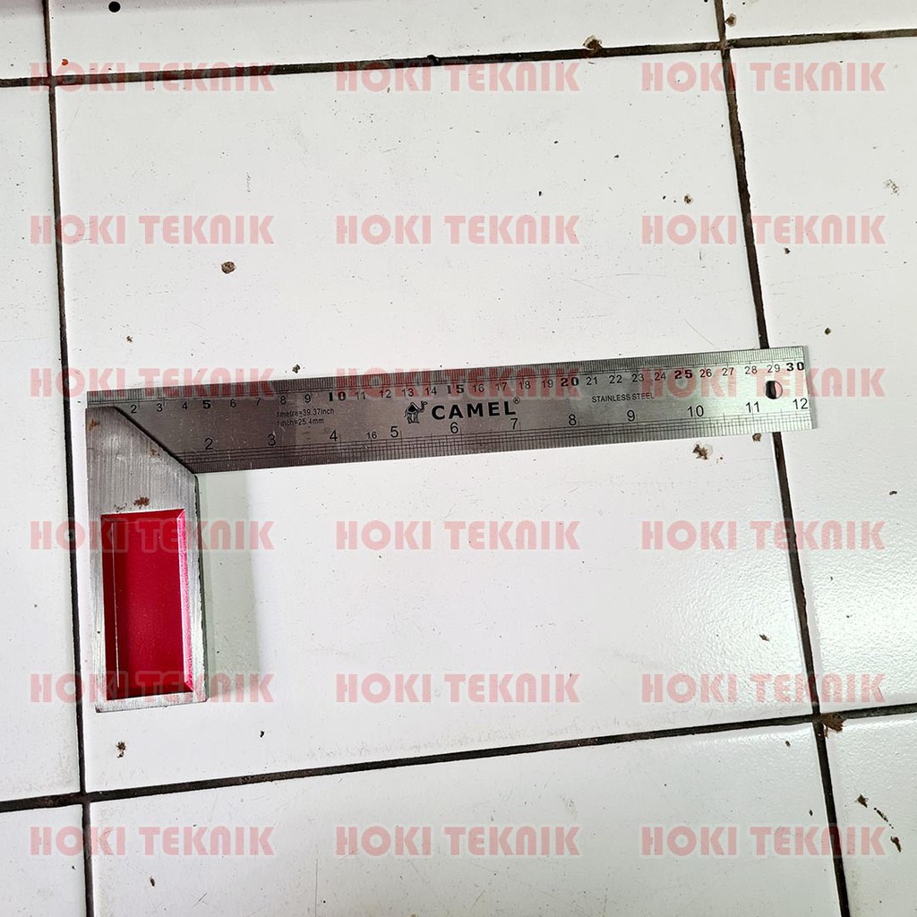 

Siku Tukang Stainless Penggaris Siku Camel 30 CM
