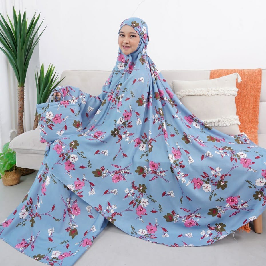 Mukena Dewasa Bali Jumbo / Mukena Rayon Dewasa / Mukena Kayla Standar Dewasa