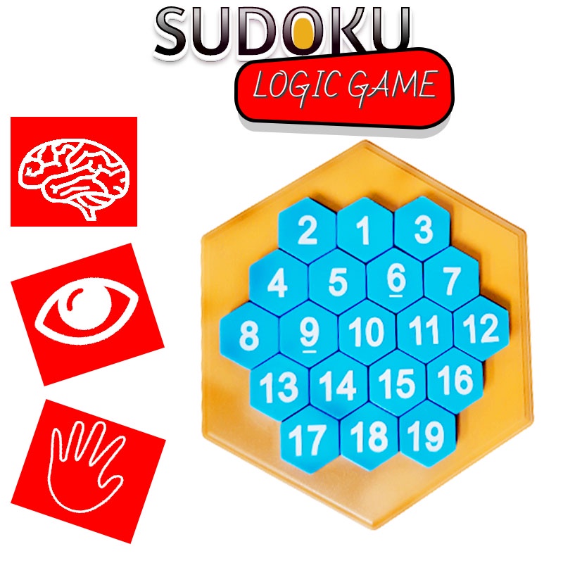 Mainan Edukasi Logic Game Sudoku BIRU