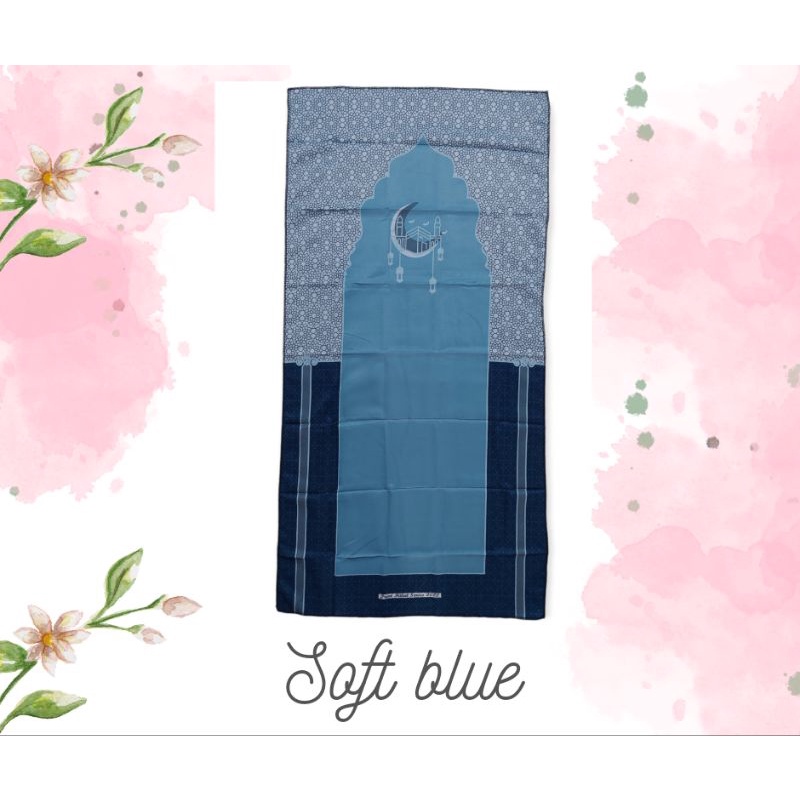Sajadah Travel Print Hilal Series / Sajadah Travel Pouch Serut Resleting