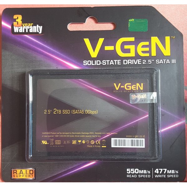 SSD V-GeN  SATA III - 2TB