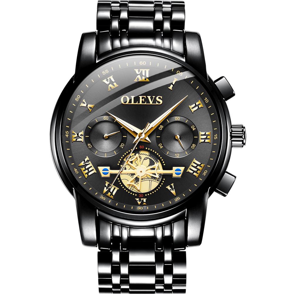  OLEVS  Jam  tangan  Jam  Tangan  Pria Import Quartz Analog Men 