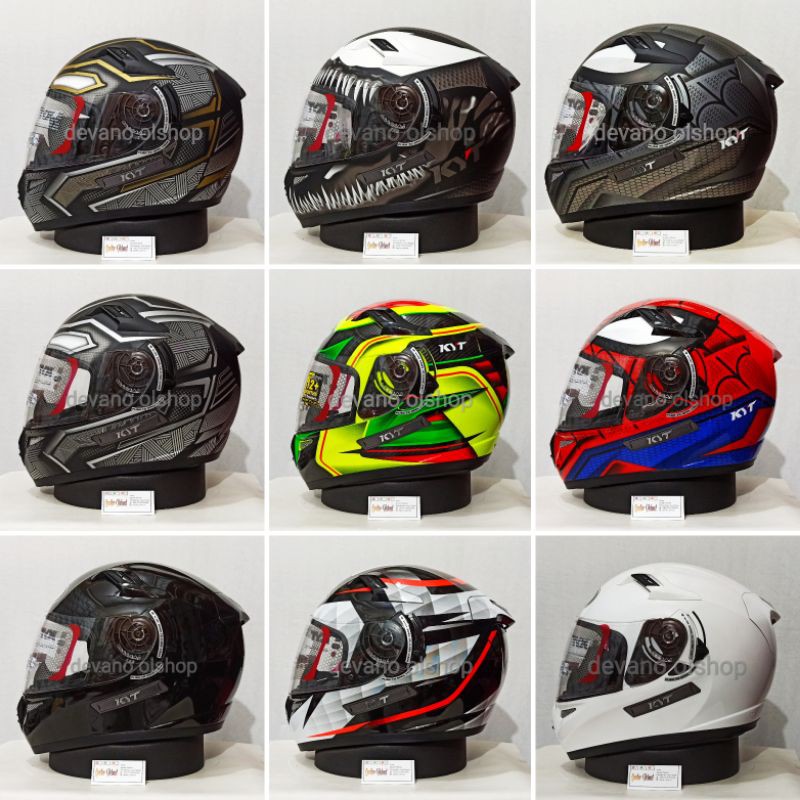 Kyt k2rider - helm k2r double visor original