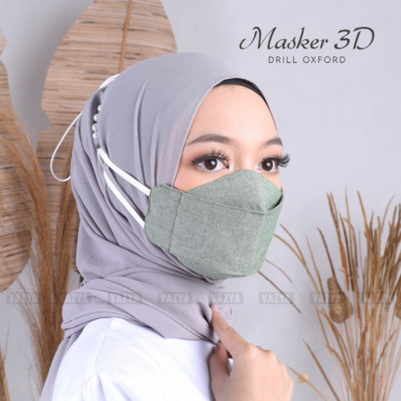 Masker 3D Drill Oxford