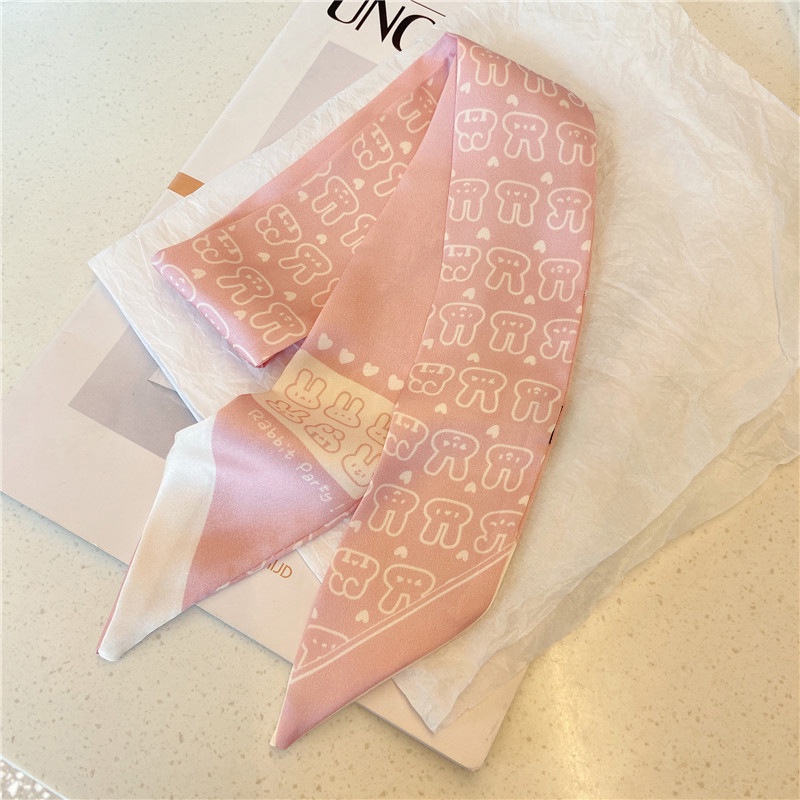 COD❤️Ikat kepala sutra Korea/syal satin kelas atas/tas kepar/sorban/ikat rambut tali korea