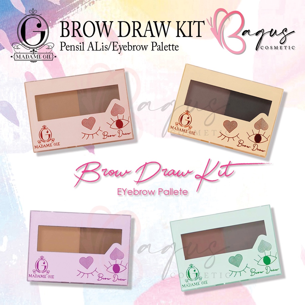 ⭐ BAGUS ⭐ MADAME GIE BROW DRAW KIT | Pensil Alis / Eyebrow Palette