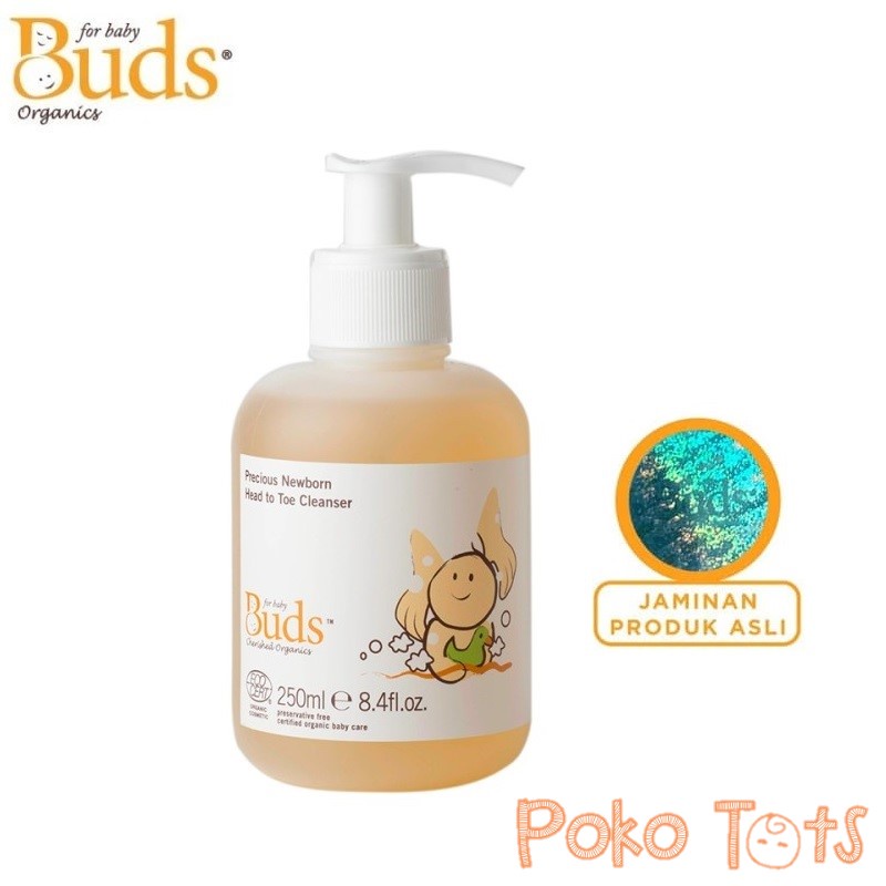Buds Organics Precious Newborn Head To Toe Cleanser 250ml Sabun &amp; Shampoo Bayi BCO Cherished Organic WHS