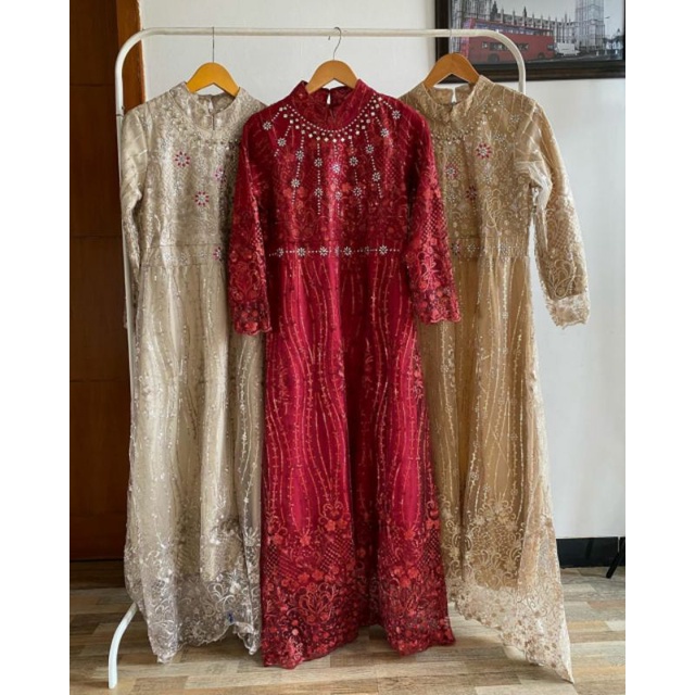 Sale!!! Gamis Erina Payet Original PB Butik