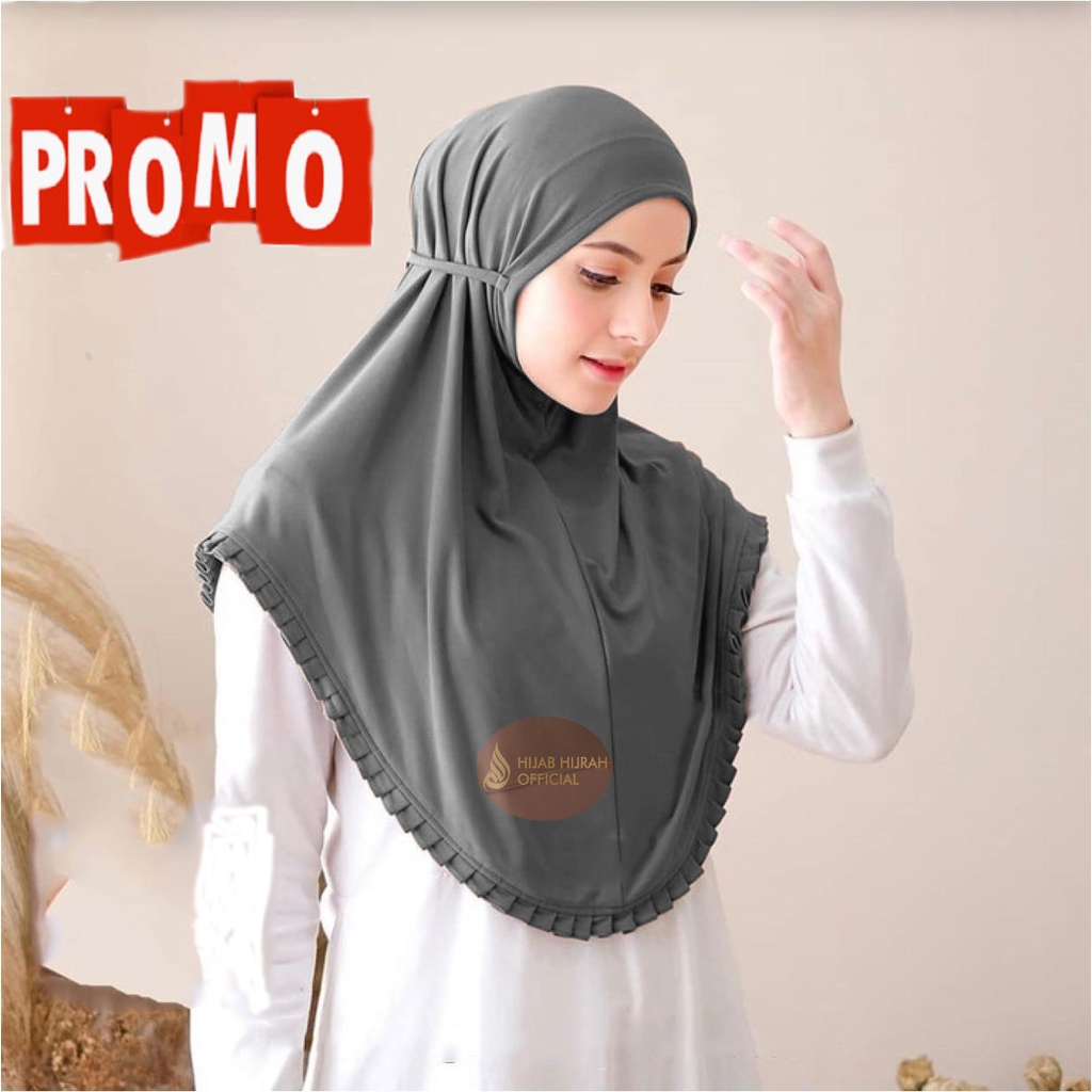 khimar bergo hijab kerudung jilbab jersey NON PET/ TANPA PET