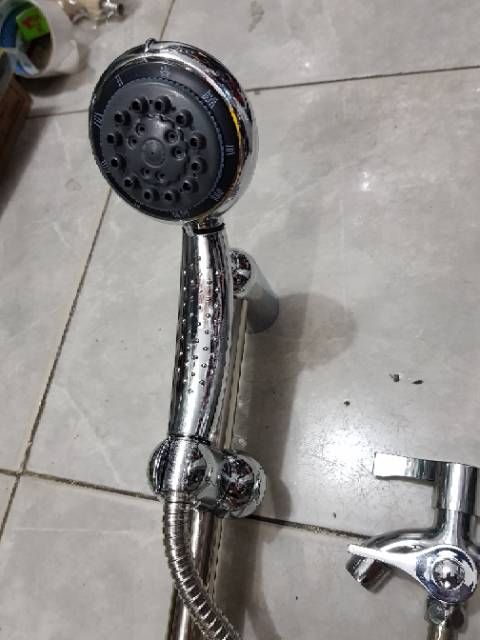 Paket shower tiang + kran cabang PROMO TERMURAH