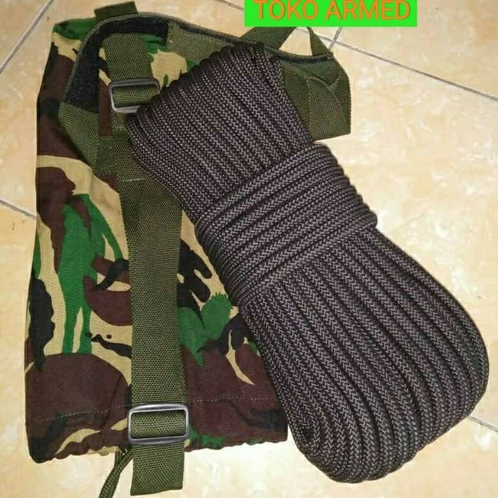 TSK Tali Karmantel / Rapling / Peluncur / Panjat Tebing Asli Jatah TNI