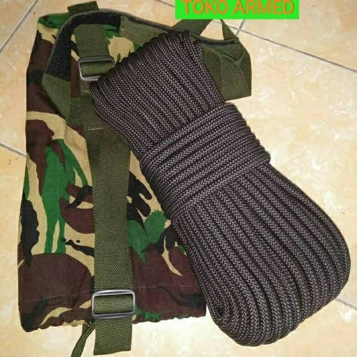 RPM Tali Karmantel / Rapling / Peluncur / Panjat Tebing Asli Jatah TNI