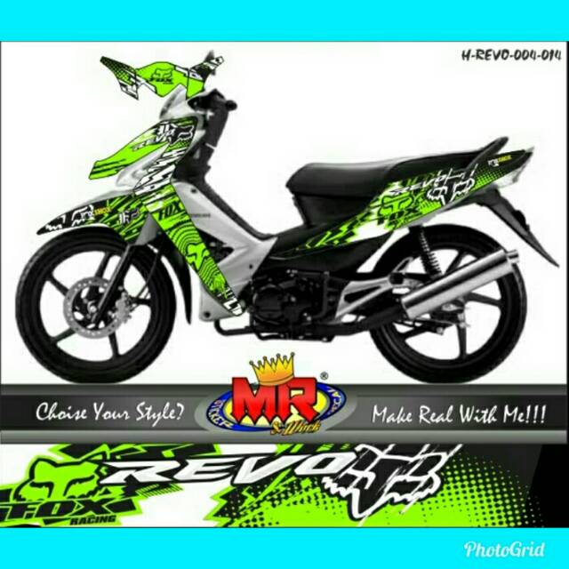 Decal Dekal Honda Revo Old Lama Stiker Sticker Semi Full 01 Spec A