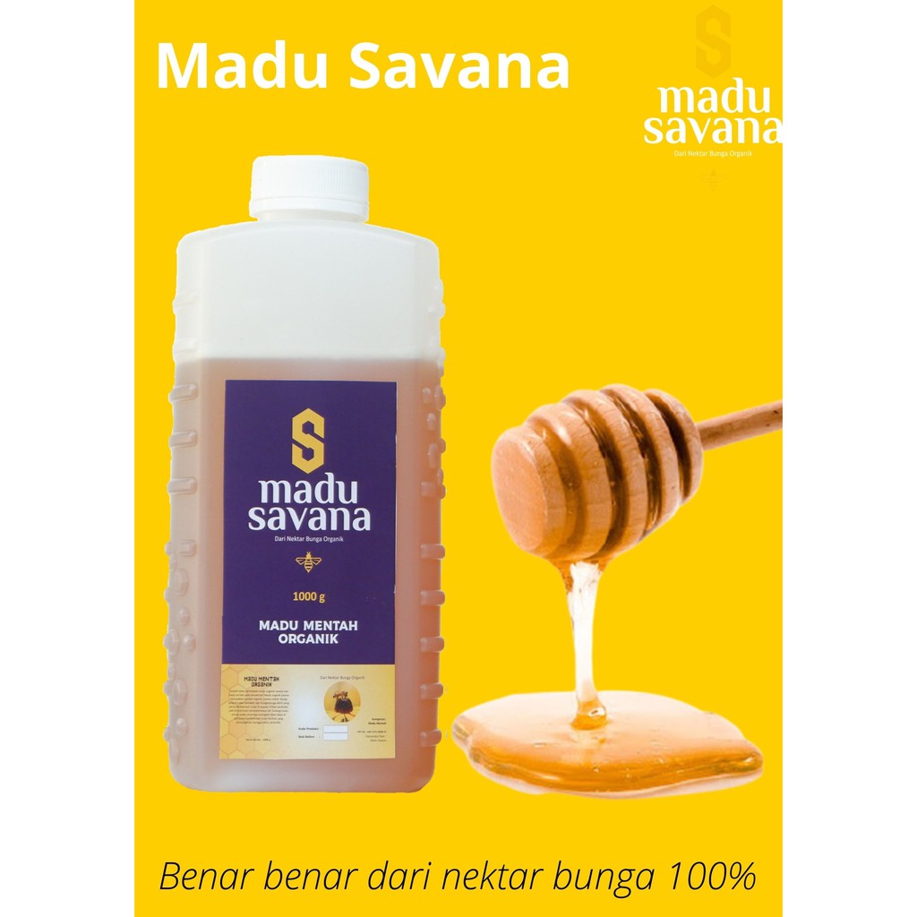 

Natural savana honey - madu asli murni 100%