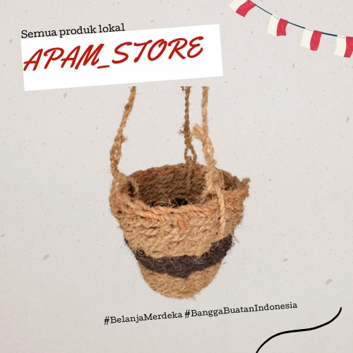 pot gantung anggrek pot sabut kelapa murah besar