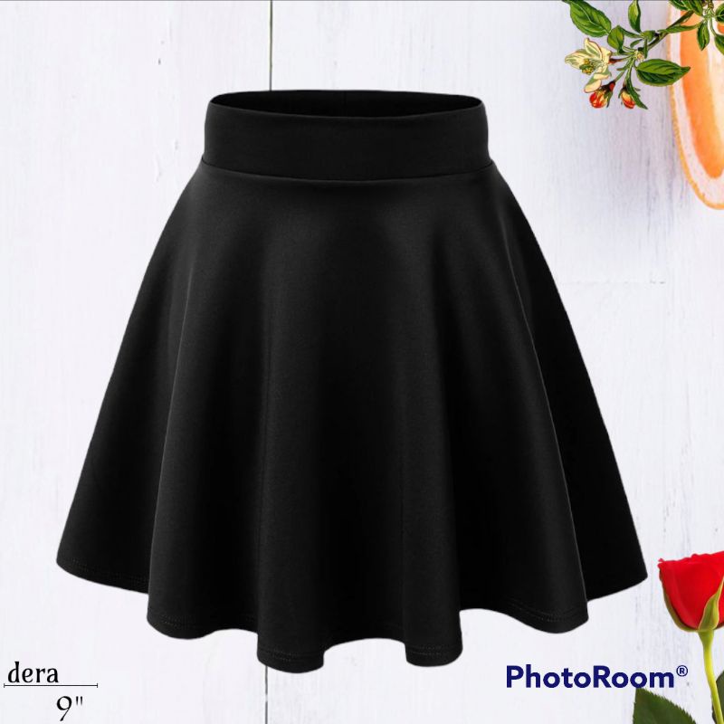 Rok pendek ala korea sport bahan scuba