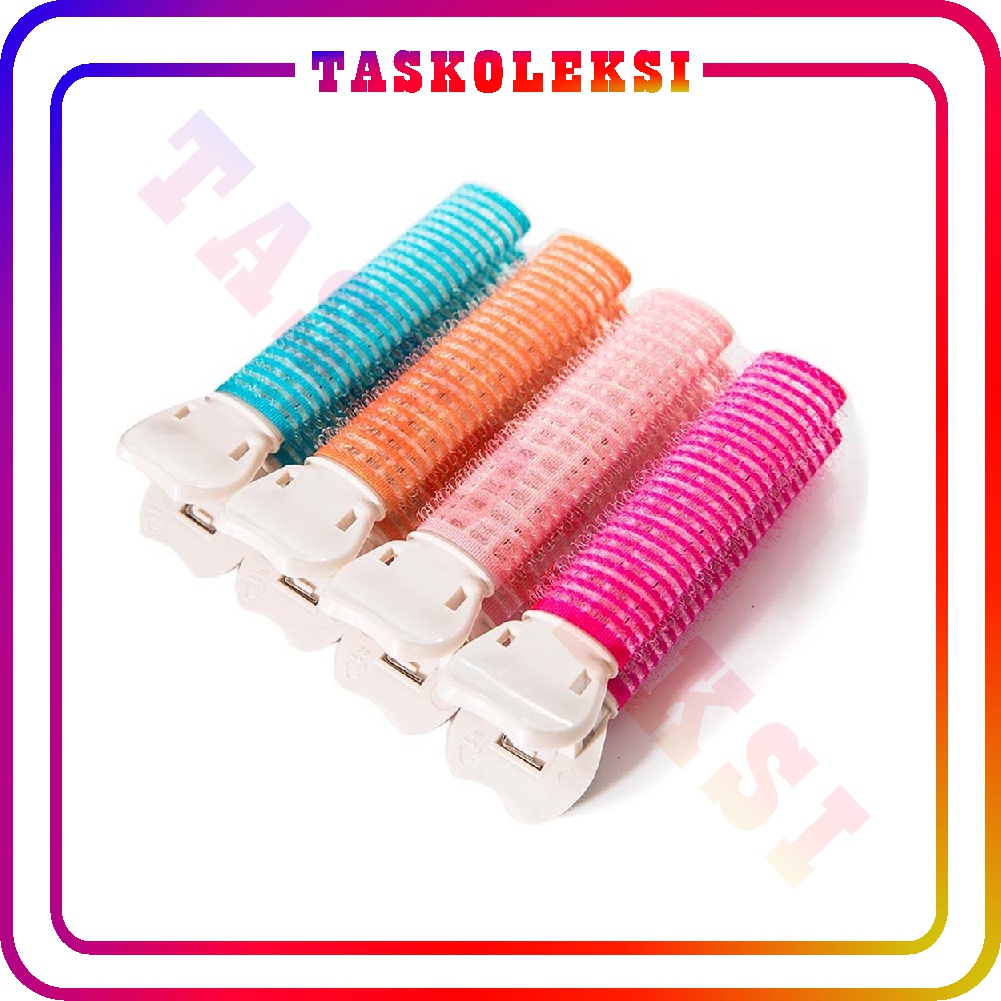 ☛TK☚ R688 Roll Rambut Jepit Poni Korea Heatless 2pcs | Hair Style Curling Tube/Rol Rambut Import