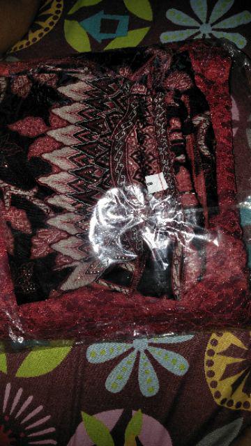 Sb Collection Stelan Atasan Megan Kebaya Kartini Dan Rok Duyung Batik Anak Wanita