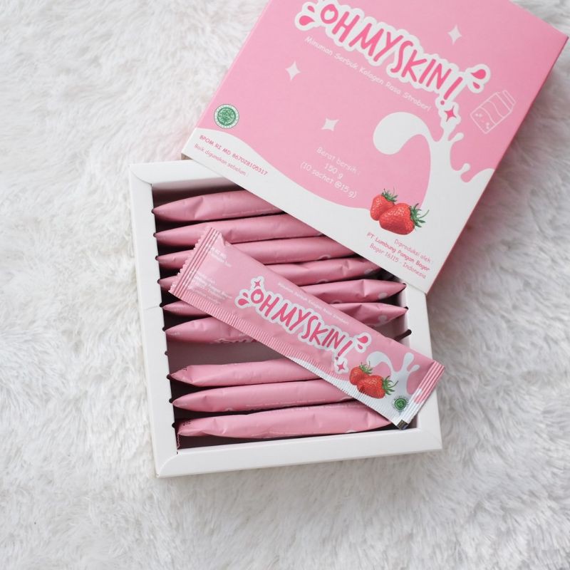 COLLAGEN DRINK OHMYSKIN SAMARINDA - KOLAGEN HALAL, BPOM