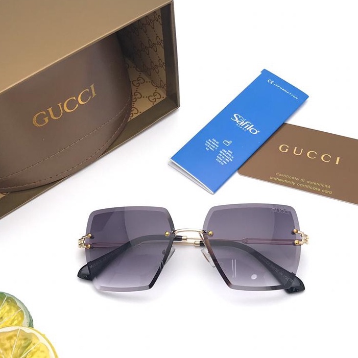 Kacamata Sunglases Wanita Kacamata Fashion Wanita Gucci A653-HITAM