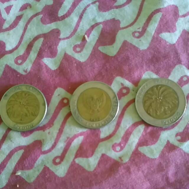 Uang logam 1000 tahun 1995 1996