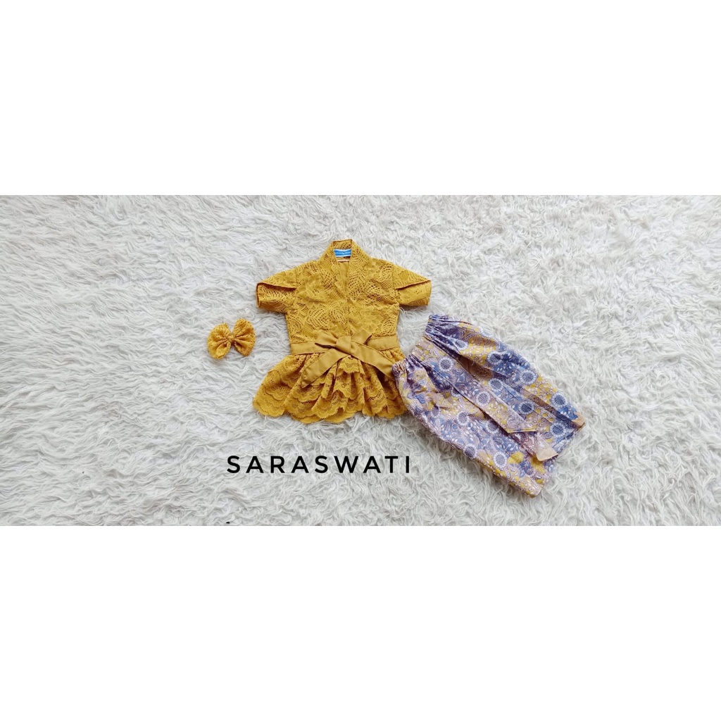 Kebaya Saraswati | Kebaya Anak Unik | Kebaya Anak dan dewasa murah | kebaya kartini anak