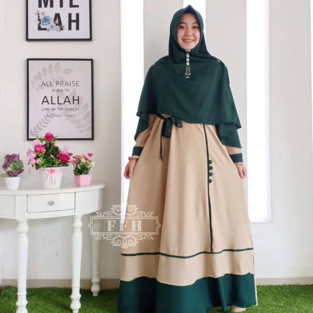 Fafahijab _ Yasmin set gamis